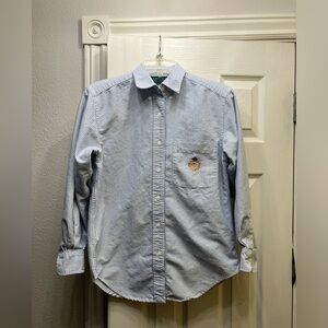 Polo by Ralph Lauren Blue Striped Button Down Shirt